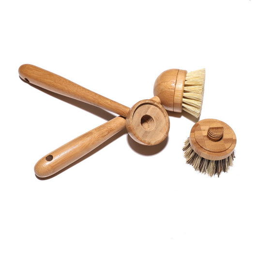 brosse à vaisselle + 2 têtes amovibles